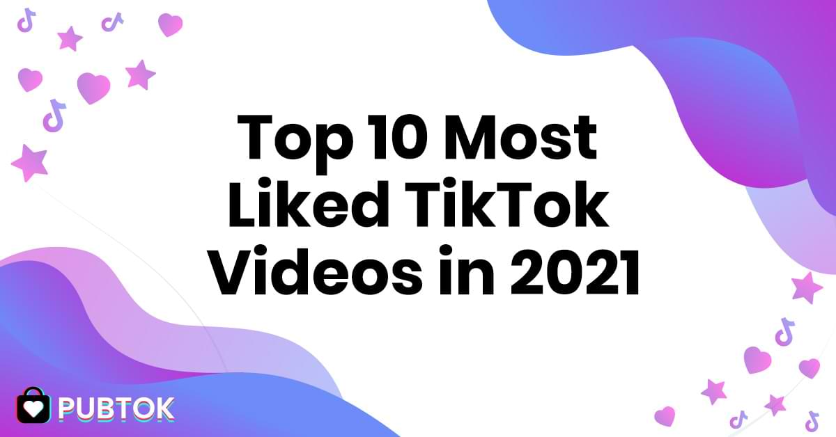 Top 10 Most Liked TikTok Videos in 2021 [New Creators]