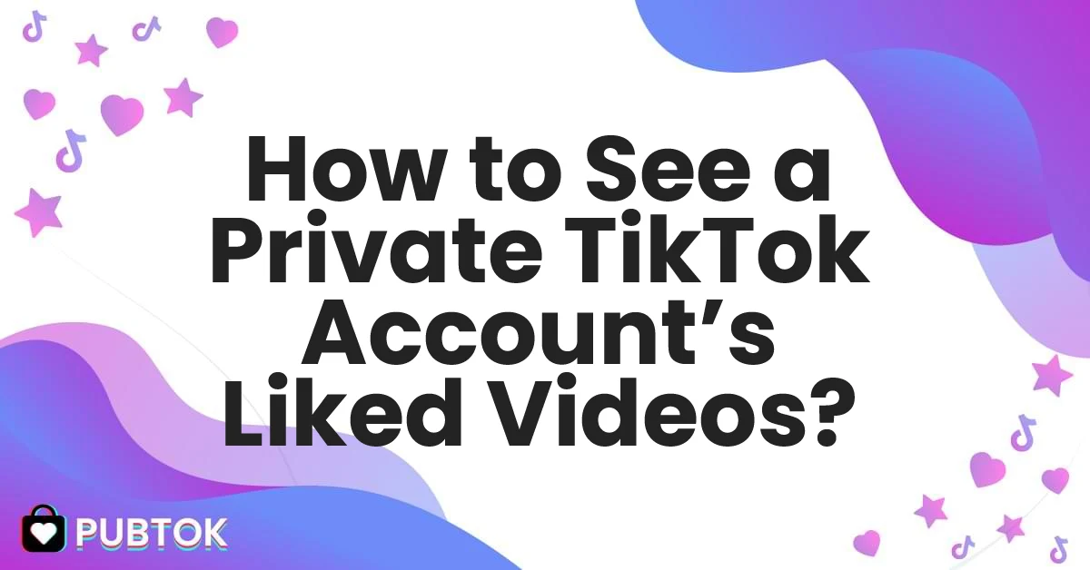 How to See Someone's Private Liked Videos on TikTok? PubTok